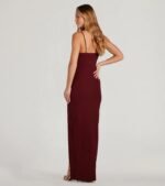 Fran Formal Crepe Sweetheart Column Dress - Image 2