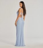 Kimia Beaded Lace-Up Column Dress - Image 2