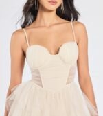 Aletta Long Sleeveless Ruffled A-Line Dress - Image 8
