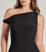 Esmé One-Shoulder High Slit Mermaid Dress - Image 3
