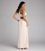 Ruffle and Ready Chiffon Halter Maxi Dress - Image 10