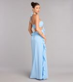Ruffle and Ready Chiffon Halter Maxi Dress - Image 14