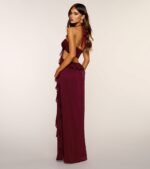 Ruffle and Ready Chiffon Halter Maxi Dress - Image 18