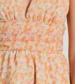 Sunny Style Floral Chiffon Tiered Skater Dress - Image 4