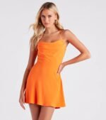 Sunset Moments A-Line Mini Dress - Image 5