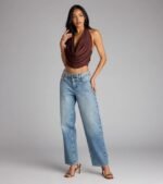 Take The Plunge Sleeveless Halter Crop Top - Image 60