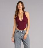 Sleek And Stunning Corset Halter Top - Image 14