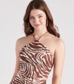 Wild Style Zebra Print Crop Top - Image 4