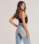 Take The Plunge Sleeveless Halter Crop Top - Image 11