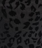 Alluring Flocked Leopard Print Halter Top - Image 4