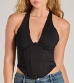 Sleek And Stunning Corset Halter Top - Image 5
