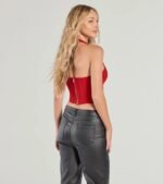 Sleek And Stunning Corset Halter Top - Image 7