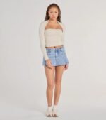 Effortlessly Chic Long Sleeve Ruched Top - Image 16