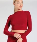 Bold Staple Long Sleeve Crop Top - Image 13