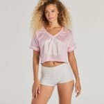 Play The Field Cropped Screen Jersey Tee