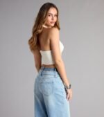 Zip Me Up Halter Corset Top - Image 3