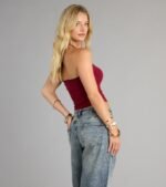 Varsity Crush Halter Graphic Tank Top - Image 2