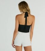 New You Sweetheart Halter Crop Top - Image 6