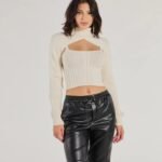 Cozy Casual Cable Knit Cropped Tank Top