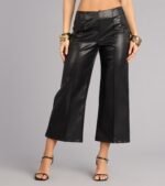 The Icon Faux Leather Capri Pants - Image 3
