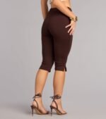 Forever On Trend High Rise Ponte Capri Pants - Image 10