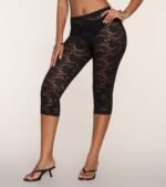 Head Turning Lace Capri Pants - Image 5