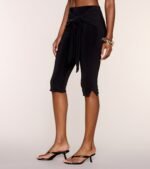 Checked In Tie-Waist Capri Pants - Image 3
