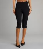 Forever On Trend High Rise Ponte Capri Pants - Image 5