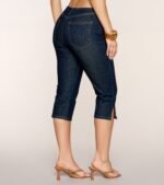 Booked And Busy Denim Capri Pants - Image 3