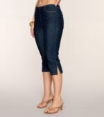 Booked And Busy Denim Capri Pants - Image 4