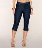 Booked And Busy Denim Capri Pants - Image 5