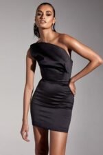 one-shoulder party elegant dress - Image 4