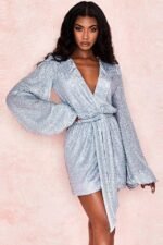 Lantern sleeves party nightclub dress - Image 2
