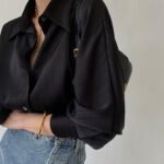 Vibemartini Charlotte Oversized Button Up Collared Shirt