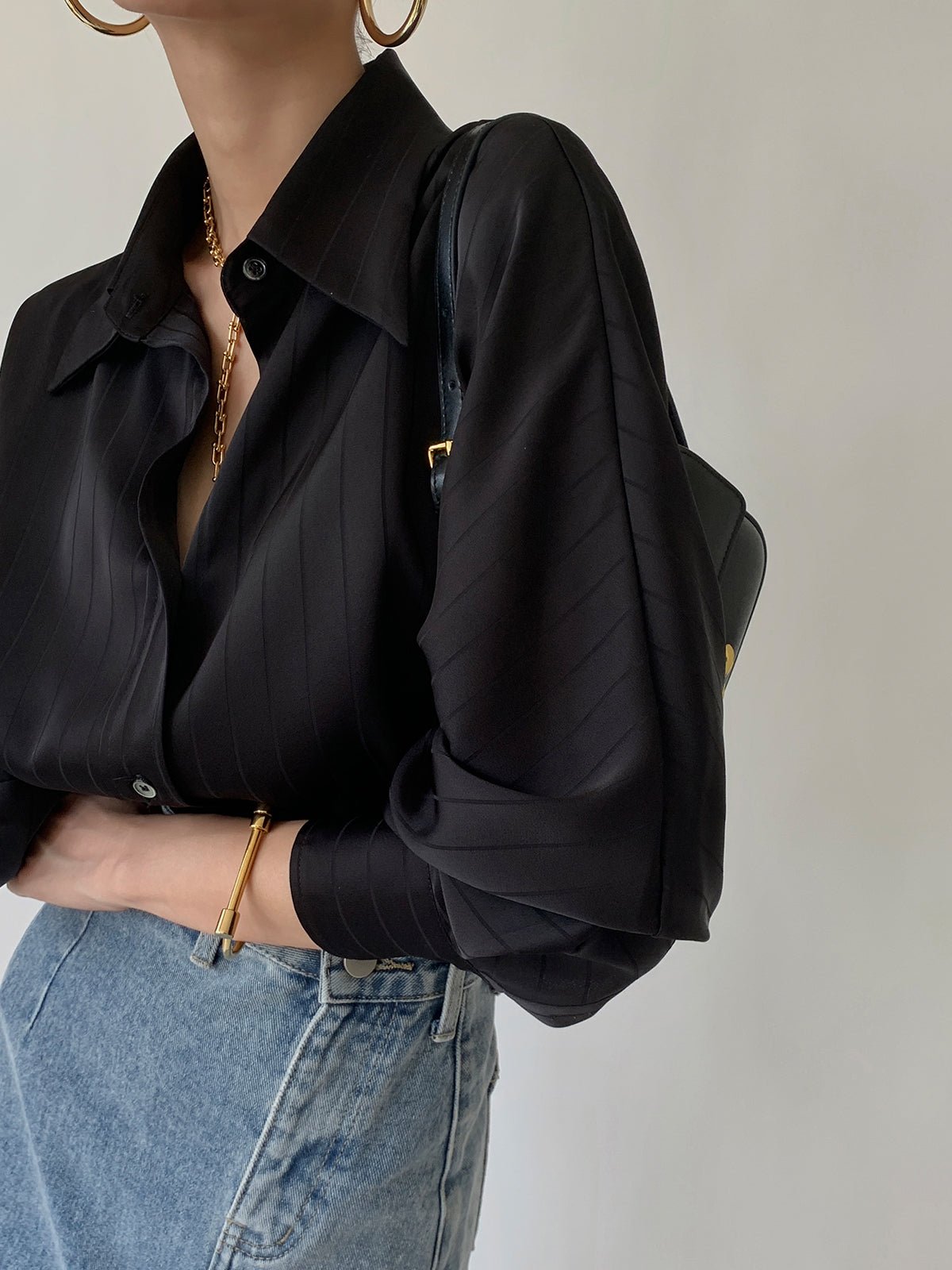 B1676444548028_426958d6-d33d-45eb-8e35-06aab98c512c Vibemartini Charlotte Oversized Button Up Collared Shirt - Image 1