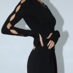 Vibemartini Keyhole Cutout Long Sleeve Bodysuit