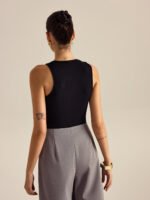Vibemartini Metal Decor Sleeveless Top - Image 6