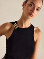 Vibemartini Metal Decor Sleeveless Top - Image 5