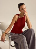 Vibemartini Metal Decor Sleeveless Top - Image 7