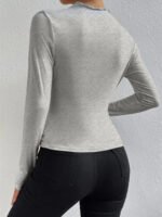 Vibemartini Ruching Long Sleeve Shirt - Image 4