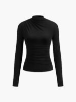 Vibemartini Ruching Long Sleeve Shirt - Image 10