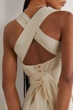 Summer cross wide loop wrap dress - Image 2