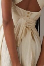 Summer cross wide loop wrap dress - Image 5