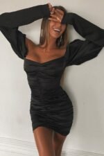 Bodycon long Sleeve evening dress - Image 2