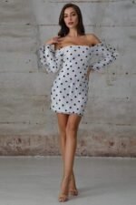 Chiffon Dot Mini  Casual Dress - Image 4