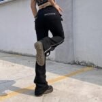 Dark Punk Y2K Pants for Halloween Gatherings - Image 10