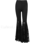 Flared Black Lace Pants for Halloween Events - Image 7