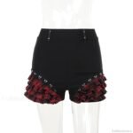 Gothic Summer 2024 New Arrival Landmine Series Plaid Patchwork Shorts Spicy Girl Halter Waist-Cinch Y2K Vest Skirt - Image 7