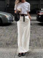 Parisian Slit Maxi Skirt - Image 9