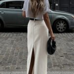 Parisian Slit Maxi Skirt
